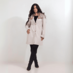 ⁦معطف حريمي جوخ بياقة فرو⁩ - الصورة ⁦4⁩
