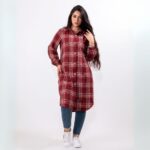 ⁦شميز كاروهات شتوي طويل⁩ - الصورة ⁦4⁩